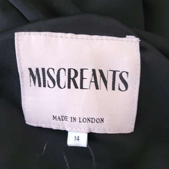 Wolf & Badger Miscreants Without Gloves - Black Claudia Dress Size 14 UK (12 US) - Picture 4 of 5